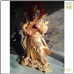 鑄銅關公 鑄銅站像四大天王銅佛像