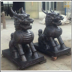 鑄銅關(guān)公 銅麒麟制作廠家