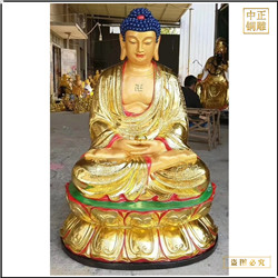 鑄銅關(guān)公 1米釋迦牟尼佛銅佛像制作