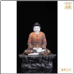 鑄銅關(guān)公 批發(fā)坐像釋迦牟尼佛銅像