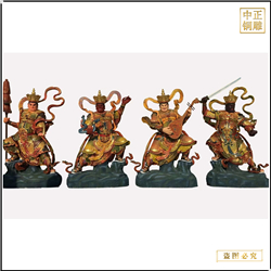 大型銅雕四大天王佛像定制廠 大型銅雕四大天王佛像定制廠