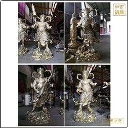 鑄銅關公 寺廟鑄銅四大天王佛像鑄造廠