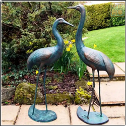 鑄銅關公 大型銅仙鶴動物雕塑