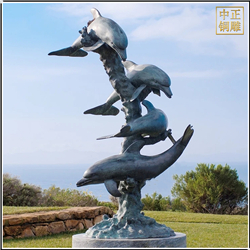 鑄銅關公 室外景觀純銅動物雕塑