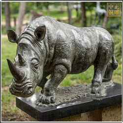 鑄銅關(guān)公 老犀牛銅雕塑