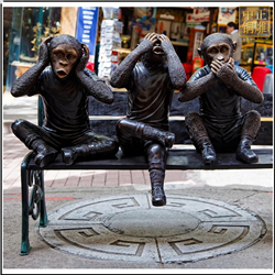 鑄銅關公 小猩猩景觀銅雕塑鑄造