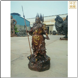 1.2米九龍關公雕塑 1.2米九龍關公雕塑