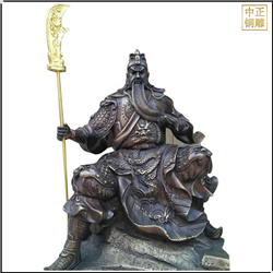 1.6米純銅關公像鑄造 1.6米純銅關公像鑄造