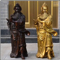 鑄銅關公 1.8米純銅關羽雕像