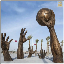 鑄銅關(guān)公 大型廣場手足銅雕塑