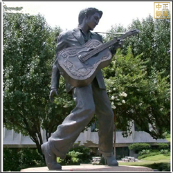 鑄銅關(guān)公 廣場彈小提琴人物雕塑