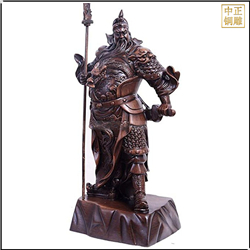 大肚子關(guān)公立刀雕塑 大肚子關(guān)公立刀雕塑