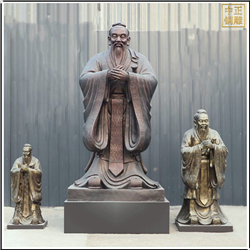 鑄銅關公 定做孔子銅雕塑鑄造廠