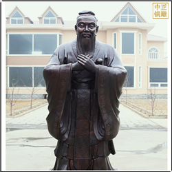 鑄銅關公 廣場孔子銅雕塑