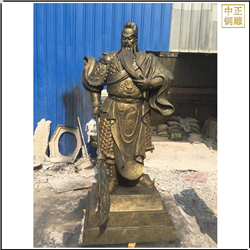 大型關(guān)公持刀銅雕 大型關(guān)公持刀銅雕