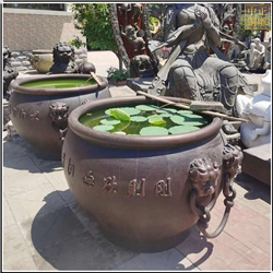 鑄銅關(guān)公 園林銅大缸鑄造廠