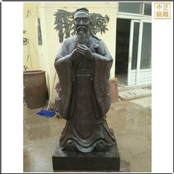 鑄銅關公 萬人師表孔子銅像