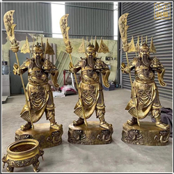 手托元寶九龍關(guān)公雕塑 手托元寶九龍關(guān)公雕塑