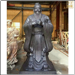 鑄銅關(guān)公 校園孔子雕像擺件