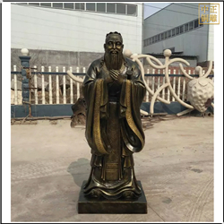 鑄銅關(guān)公 校園文化名人孔子雕塑擺件