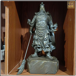 鑄銅關(guān)公 銅關(guān)公雕塑定制