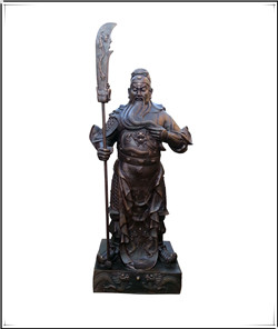 立刀關公銅像 立刀關公銅像