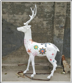 玻璃鋼彩繪動(dòng)物雕塑 玻璃鋼彩繪動(dòng)物雕塑