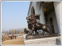 門口銅獅子廠家 門口銅獅子廠家