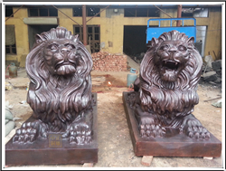 銀行門(mén)口匯豐獅