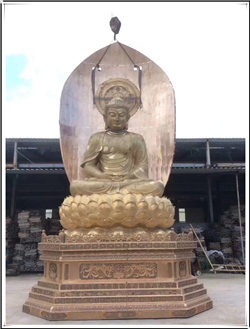 貼金銅佛像 貼金銅佛像