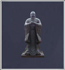 孔子雕塑像 孔子雕塑像