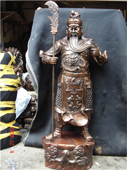 加工銅關公雕塑 加工銅關公雕塑