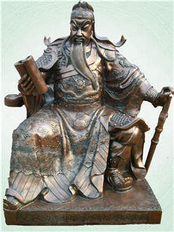 看書關公銅雕 看書關公銅雕