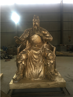 坐像銅關公 坐像銅關公