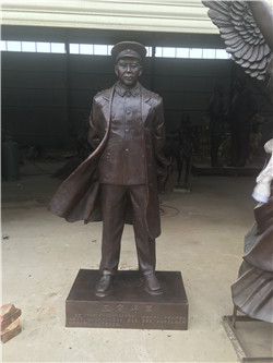 王震將軍銅雕塑 王震將軍銅雕塑