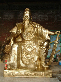 讀春秋關公雕塑 讀春秋關公雕塑