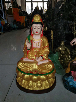 貼金觀音佛像 貼金觀音佛像