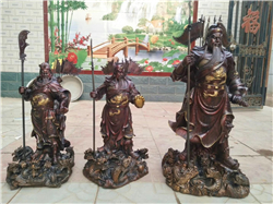 持刀關(guān)公銅像 持刀關(guān)公銅像