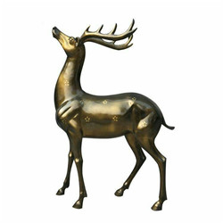 玻璃鋼仿銅銅鹿雕塑 玻璃鋼仿銅銅鹿雕塑