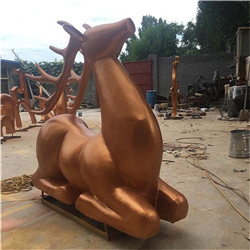 玻璃鋼銅鹿廠家 玻璃鋼銅鹿廠家