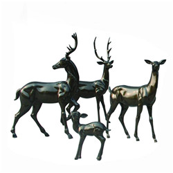 景區銅鹿鑄造 景區銅鹿鑄造