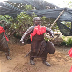 古代娶親銅像 古代娶親銅像