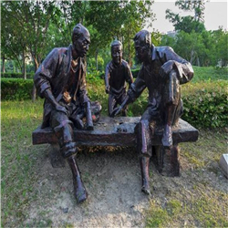 定做下棋雕塑 定做下棋雕塑