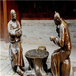 下棋雕塑圖片 下棋雕塑圖片