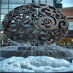 風(fēng)水球噴泉銅雕 風(fēng)水球噴泉銅雕