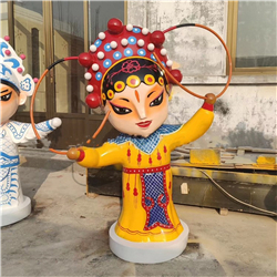 卡通戲曲銅像 卡通戲曲銅像