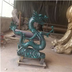 銅龍雕塑擺件 銅龍雕塑擺件