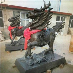 大型銅麒麟 大型銅麒麟