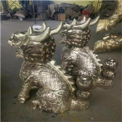 門口銅麒麟圖片 門口銅麒麟圖片