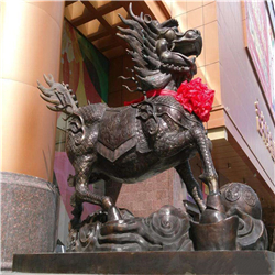 鑄銅麒麟 鑄銅麒麟